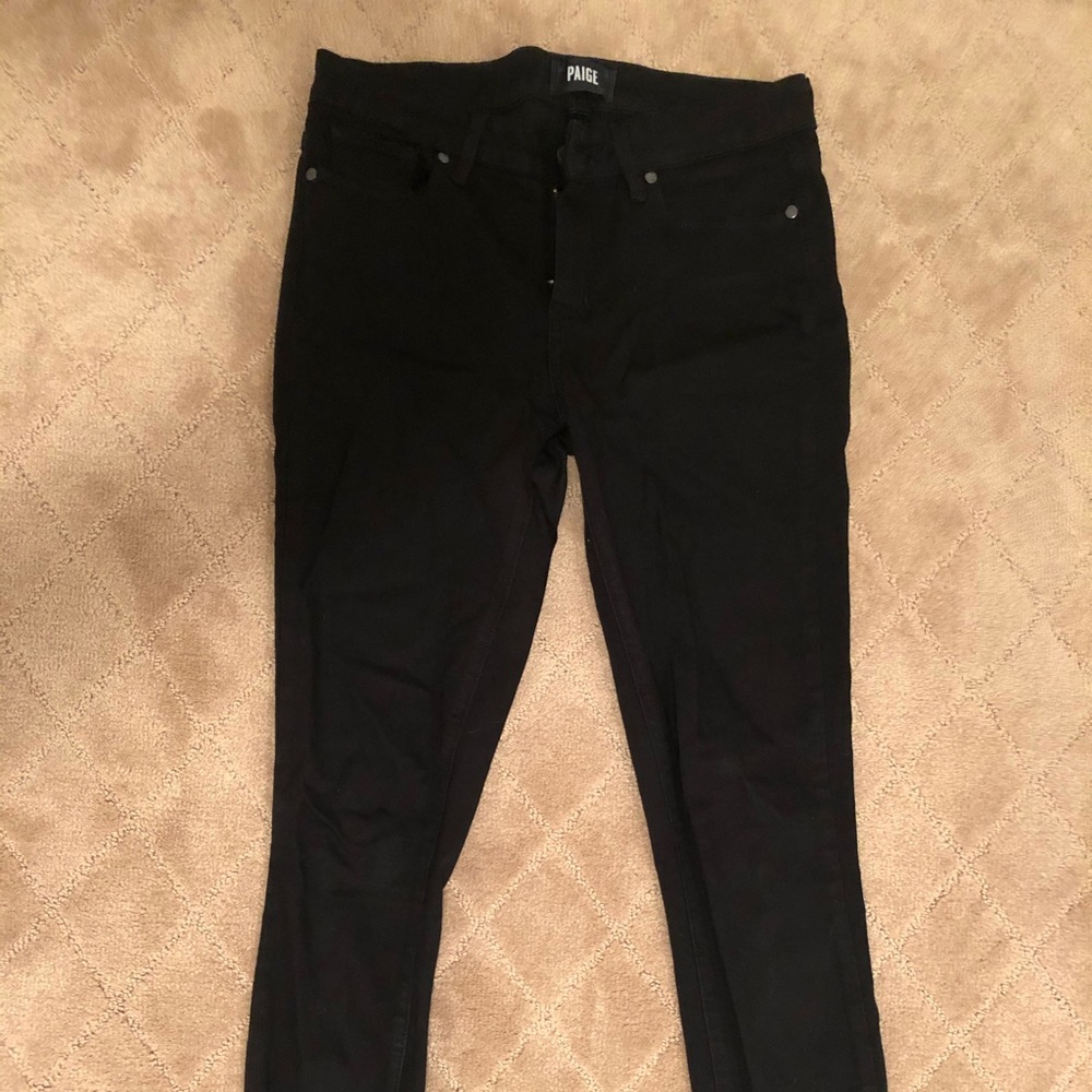 Paige Black Womens Skinny Jeans